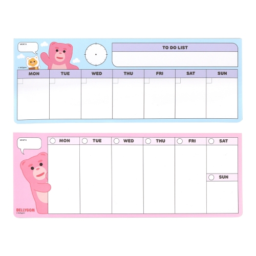 벨리곰 위클리패드 (2 option)