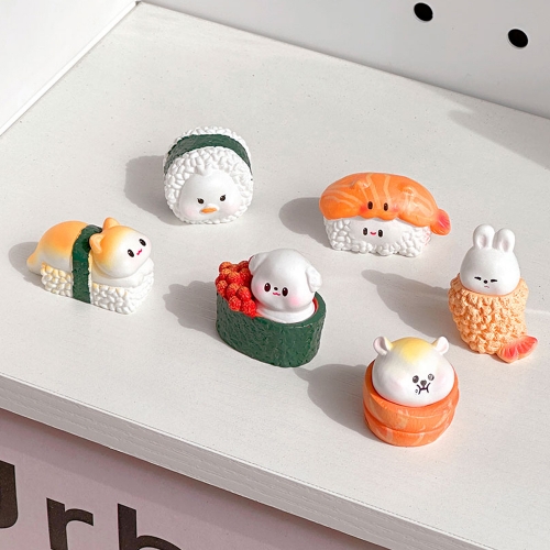 초밥 미니어처 마블 장식 피규어 (12개)