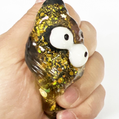 띠용 말랑 슬리퍼 1p 스트레스볼 주물럭 찐득볼 끈끈이