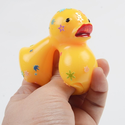 말랑 오리 주물럭 1p 스트레스해소 끈끈이 찐득이