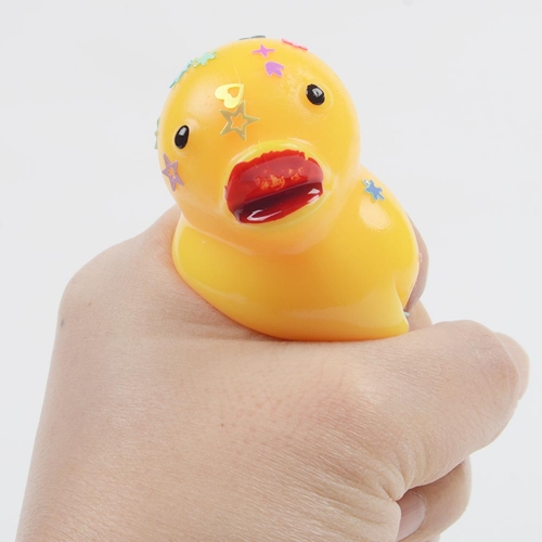 말랑 오리 주물럭 1p 스트레스해소 끈끈이 찐득이