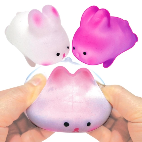 변색 토끼 주물럭 1p 스트레스해소  끈끈이 찐득이 햇빛에 변색