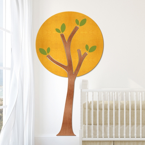 우드스티커 심플트리 컬러완제품