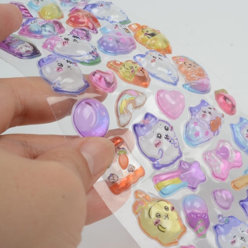 에어 버블 3D 입체 스티커 (2탄) 볼록 팬시