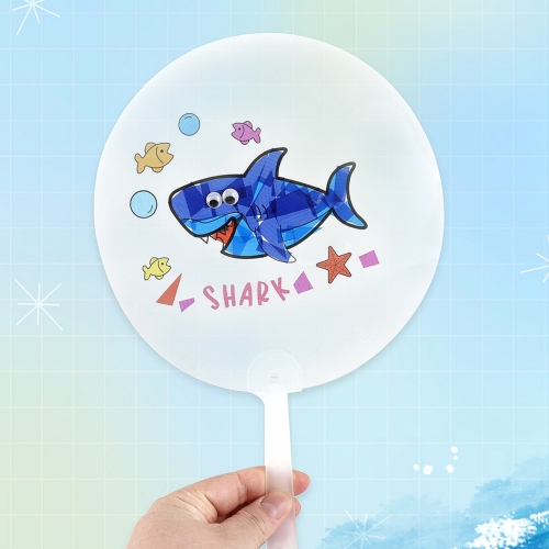 메이크문구 M216 썬캐쳐부채만들기 상어