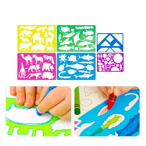 [캐스비]아트스쿨 스텐실자6종(2823)