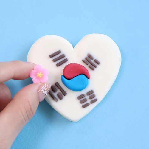 태극기 클레이 비누 5set