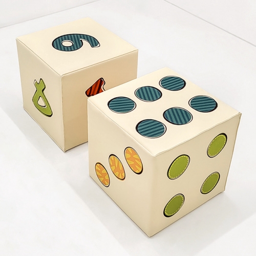 소프트펀 패턴 주사위(1pcs)