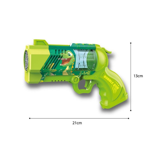 8연발 LED 라이트 자동 버블 권총 비누방울 놀이 비눗방울 버블건 리볼버 타입