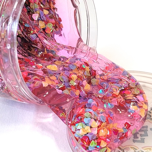 바사삭 크런치 슬라임 스팽글 액체괴물 촉감놀이 (12개)