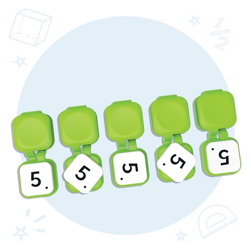 (러닝리소스) 숫자 소근육 집게 놀이 + 활동카드 IN95381S