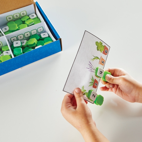 (러닝리소스) 숫자 소근육 집게 놀이 + 활동카드 IN95381S