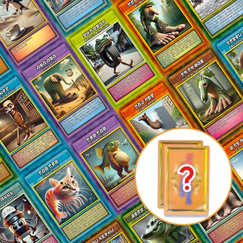 이탈리안 브레인롯 캐릭터 카드 10개입 랜덤팩 세트 퉁퉁퉁사후르 트랄라레오