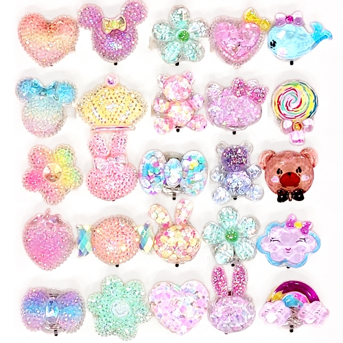 LED 글리터 비즈 불빛반지 (25개)