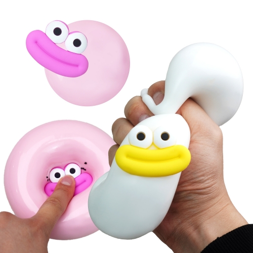 토이토 빵떡 말랑이 대왕 구름빵 스퀴시볼 슬라임 화이트