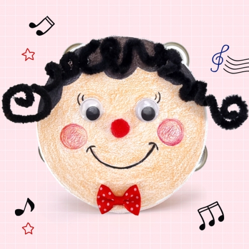 [탑키드] 악기놀이 얼굴 탬버린 만들기(1인)