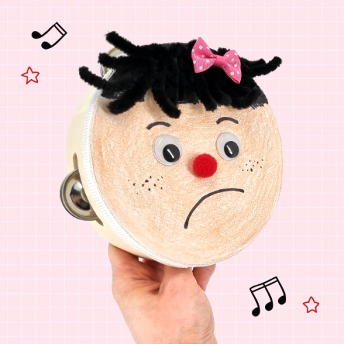 [탑키드] 악기놀이 얼굴 탬버린 만들기(1인)