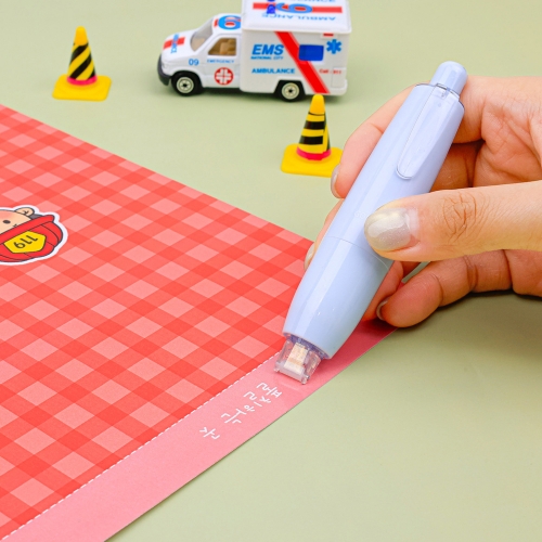 [오늘놀이] 우리동네 소방관 스퀴시북(소방차/가위 없이 만들기/풀테이프 포함/KC인증)