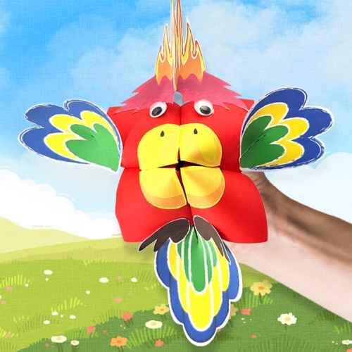 [탑키드] 종이접기 말하는 앵무새 인형 만들기