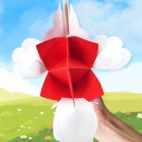 [탑키드] 종이접기 말하는 앵무새 인형 만들기