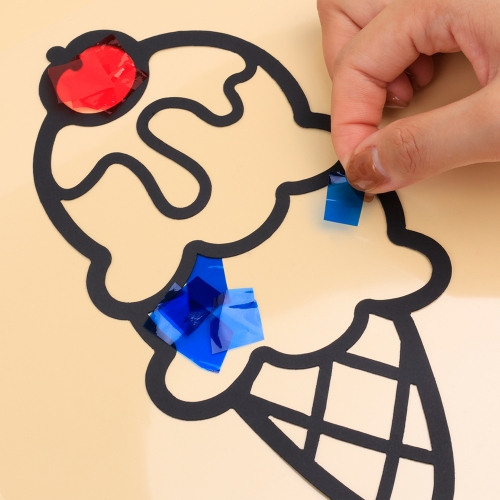 [오늘놀이] 아이스크림 썬캐쳐(2종 택1/셀로판지/KC인증)