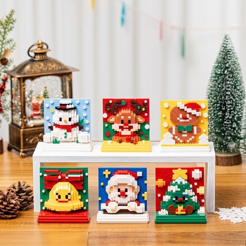 303 크리스마스 입체 블록 액자