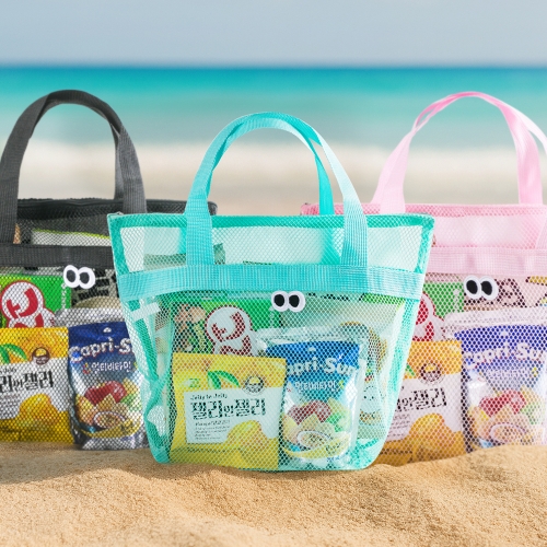 썸머 비치백 간식 선물세트 구디백 (간식6종+썸머 비치백1종 랜덤)