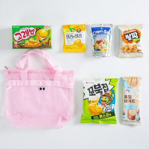 썸머 비치백 간식 선물세트 구디백 (간식6종+썸머 비치백1종 랜덤)