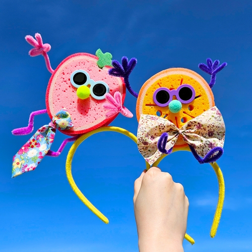 [만꾸] 맛있는 과일 머리띠(3인용)