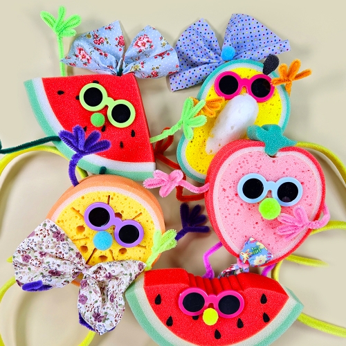 [만꾸] 맛있는 과일 머리띠(3인용)