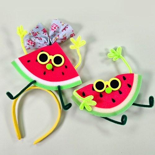 [만꾸] 맛있는 과일 머리띠(3인용)
