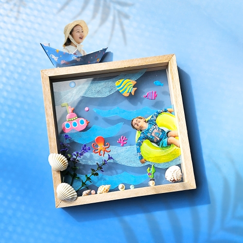 [만꾸] 바다 속 투명액자