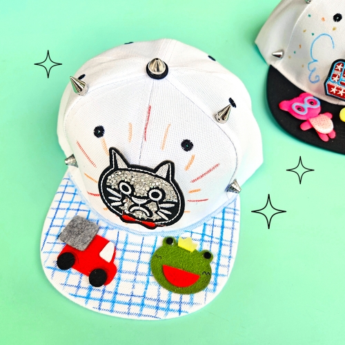 [만꾸] 힙합 패치 모자