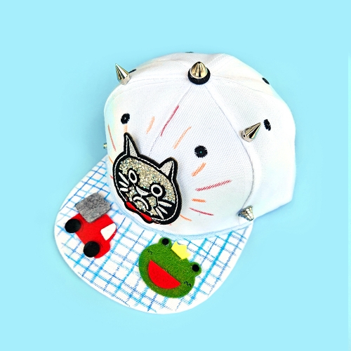 [만꾸] 힙합 패치 모자