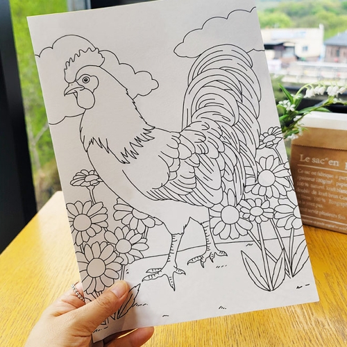 치매예방 시니어 컬러링북