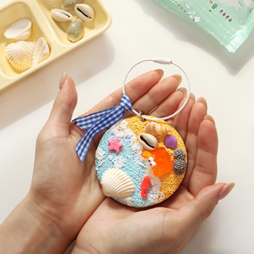 여름 손거울 키링 5set