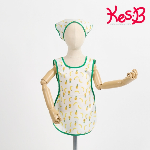 [캐스비]아트스쿨 방수앞치마(소) 파인애플바나나(2850)