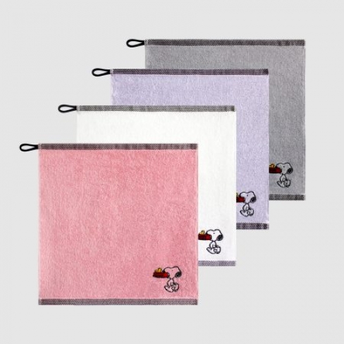 송월타올 스누피 고리수건 10장세트 34*34cm