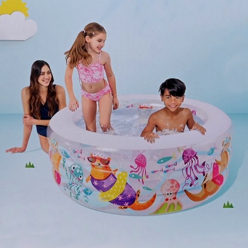 INTEX 인텍스 원형 아쿠아 바다나라 수영장 풀장 물놀이 여름 휴가 바다 해변 호캉스 워터파크 홈수영장