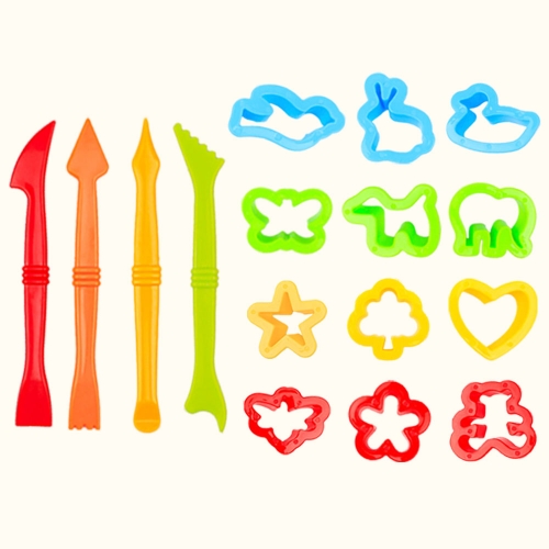 [오아트] 클레이 도구, 찍기틀 세트(2종 택1/롤러/스탬프/KC인증)