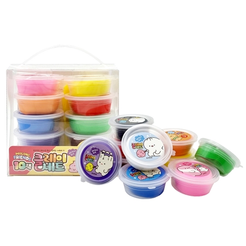 10색 유아용 클레이 키즈세트