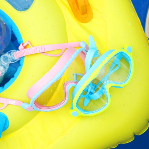 키저스 KC 어린이 안티포그 와이드 고글 수경 UV차단 김서림 방지 아기 유아 물안경