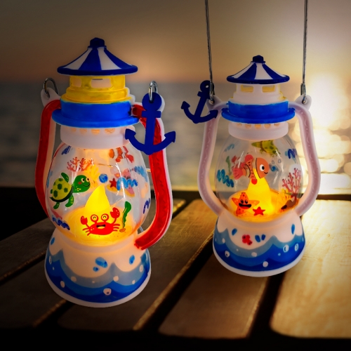 [탑키드] 여름 바다 캠핑 LED 미니 랜턴 만들기