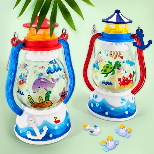 [탑키드] 여름 바다 캠핑 LED 미니 랜턴 만들기