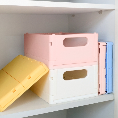 [오아트] 파스텔 폴딩 바구니(4종 택1/리빙박스/정리함)