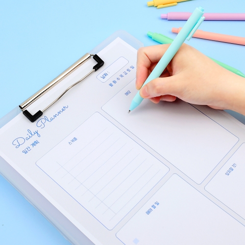 [오아트] A4 클립보드 파일 케이스(4종 택1/학습지 보관/수업도구)