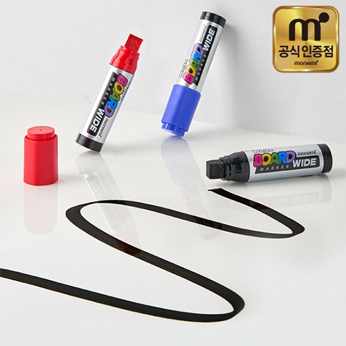 [모나미] 화이트보드마카 와이드 낱자루