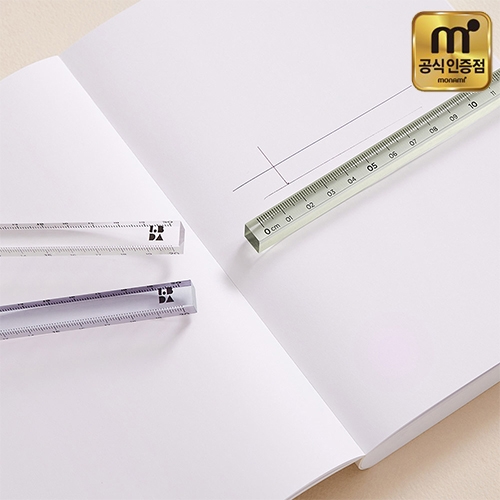 [모나미] 롭다 아크릴 스틱자 20cm