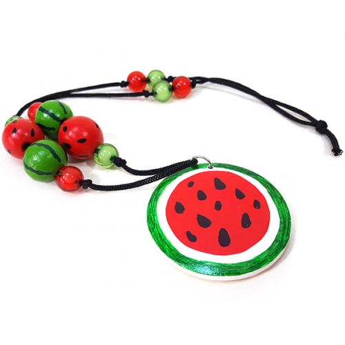 [탑키드]만들기 수박 목걸이