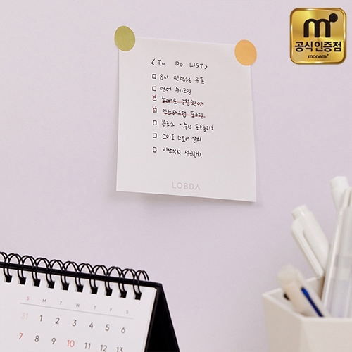 [모나미] 롭다 메모패드 100매